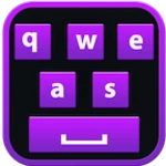 purple keyboard android application logo